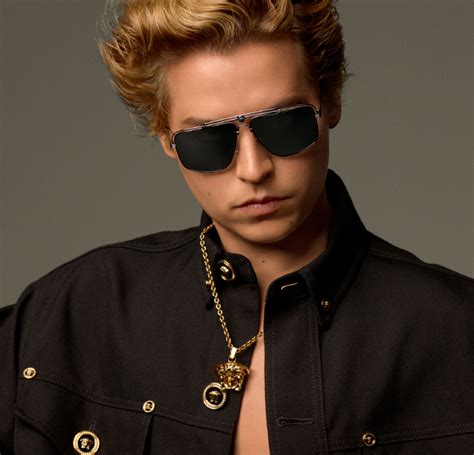 versace eyewear cole sprouse|cole sprouse and versace.